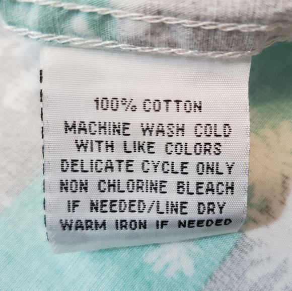 Molokai Surf Company Cotton Striped Printed Button Up Shirt - Picture 8 of 8